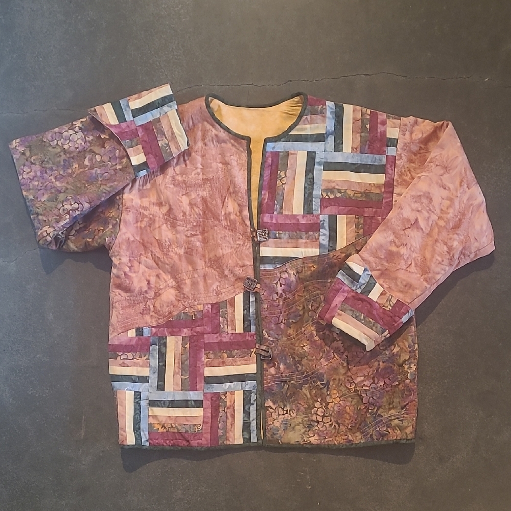 Vintage Quilted Patchwork Jacket - image 1